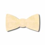 Unfinished Wood Bow Tie Shape Groomsmen Craft up to 46″ DIY 3″ / 1/8″