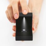 LED Ring Earring Box for Proposal, Wedding, Engagement? Luxury Jewelry Gift Box with LED Light, Jewellry Display Box (Black)