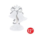 White Tissue Bell Centerpiece