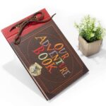 Scrapbook Photo Album,Our Adventure Book Scrapbook, Embossed Words Hard Cover Movie Up Travel Scrapbook for Anniversary, Wedding, Travelling, Baby Shower, etc (Adventure Book)