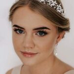 SWEETV Silver Rhinestone Wedding Headband Tiara Crystal Headpiece Bridal Hair Accessories for Bride Women