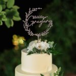 Wedding Cake Toppers,Custom Cake Topper Wedding Bride and Groom,Personalized 16 Colors Anniversary Mr and Mrs Cake Decoration
