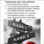 Lovers path-crossing sign – Personalized artwork with Couple’s Names. Gift for wedding Anniversary, housewarming, Valentine’s Day. Paris wall art.