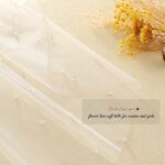 Heread Pearl Bride Wedding Veil White Fingertip Cathedral Bridal Tulle Veils Hair Accessories with Comb and Cut Edge (35.4“ Length)