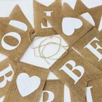 Shimmer Anna Shine Bride to Be Burlap Banner for Bridal Shower, Bachelorette, Engagement and Wedding Party Decorations