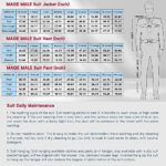MAGE MALE Men’s 3 Pieces Suit Elegant Solid One Button Slim Fit Single Breasted Party Blazer Vest Pants Set. Black